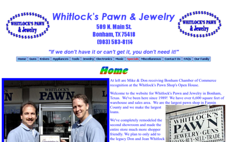 Whitlock's Pawn & Jewelry