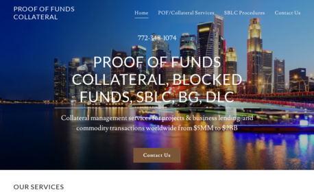 Proof Of Funds Collateral