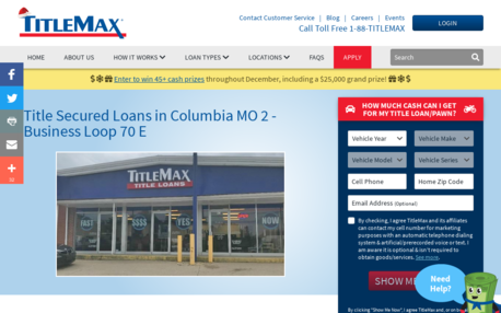 TitleMax Title Secured Loans