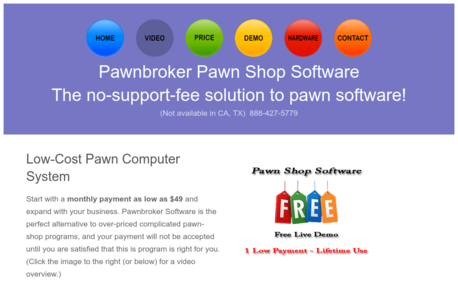 Pawnbroker Pawn Shop Software