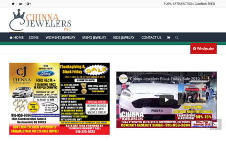 Chinna Jewellers Inc.