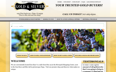 Wine Country Coin Gold & Silver