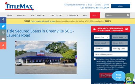 TitleMax Title Secured Loans