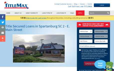 TitleMax Title Secured Loans