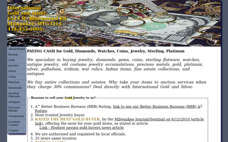 International Gold & Silver Cash Buyers