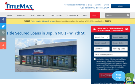 TitleMax Title Secured Loans