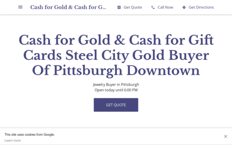 Cash for Gold & Gift Cards & More