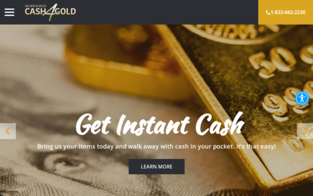 Silver and Gold Cash for Gold