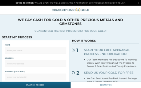 Straight Cash 4 Gold