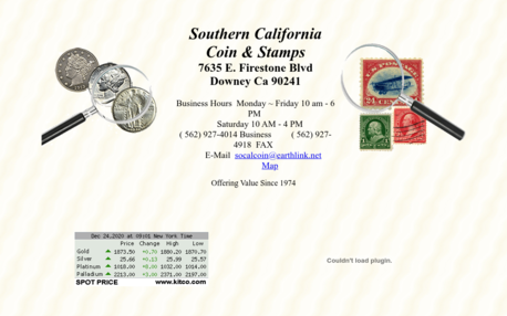 Southern California Coins & Stamps