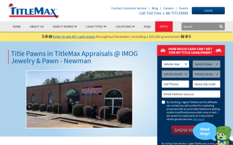 TitleMax Appraisals @ IMOG Jewelry & Pawn - Newman
