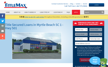 TitleMax Title Secured Loans