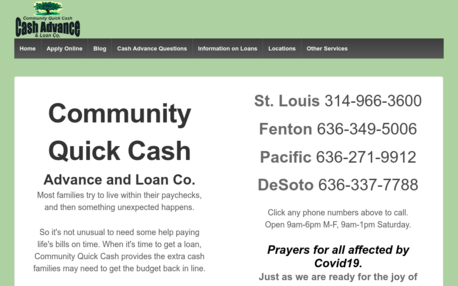 Community Quick Cash Fenton