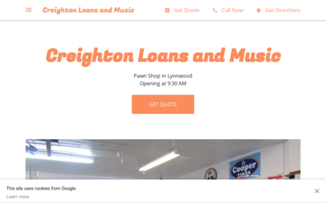 Creighton Loans & Music