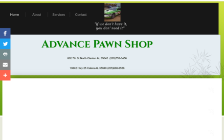 Advance Pawn Shop Inc