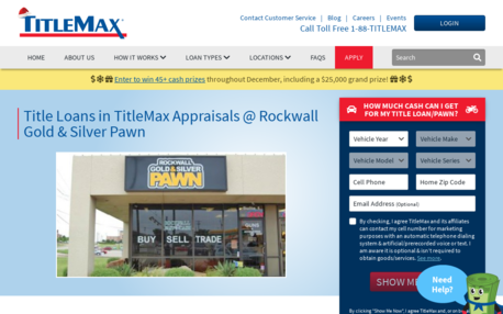TitleMax Appraisals @ Rockwall Gold & Silver Pawn