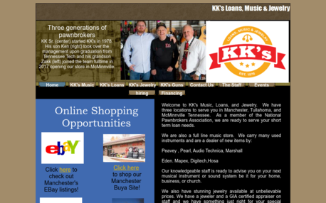 KK's Loans Music And Jewelry