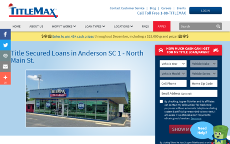 TitleMax Title Secured Loans