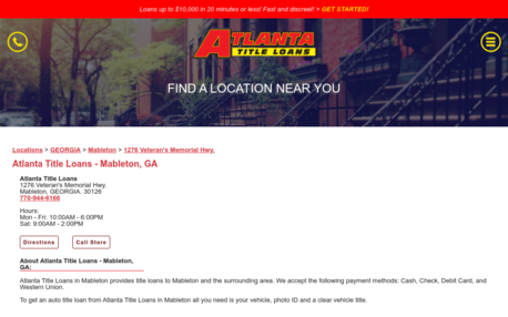 Atlanta Title Loans