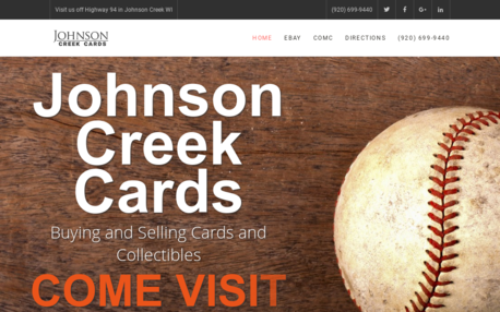 Johnson Creek Cards and Collectibles