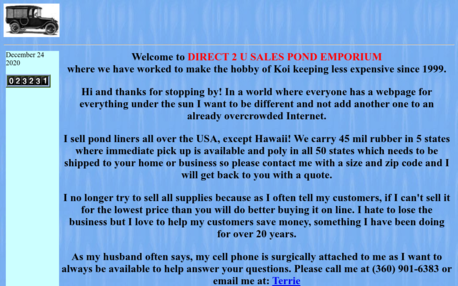 Direct 2 U Sales Pond Emporium