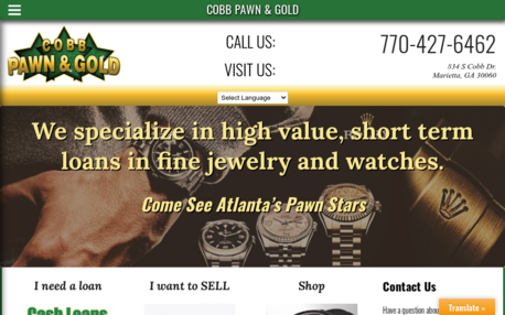 Cobb Pawn & Gold Inc