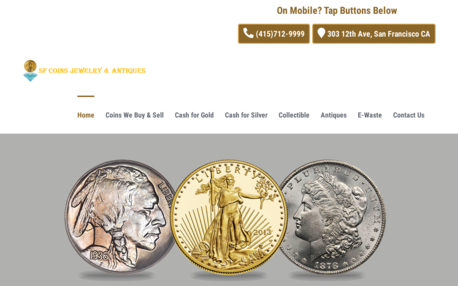 SF Coins Jewelry & Antiques