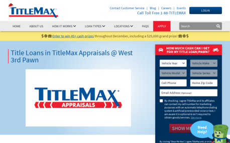 TitleMax Appraisals @ West 3rd Pawn