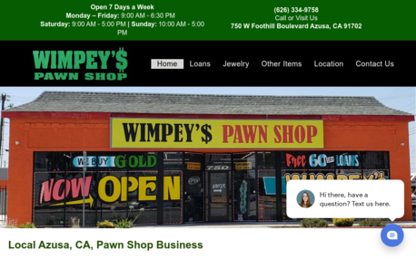 Wimpey's Pawn Shop