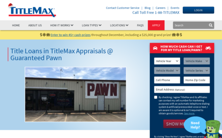 TitleMax Appraisals @ Guaranteed Pawn