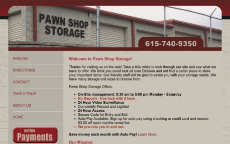 Pawn Shop Storage