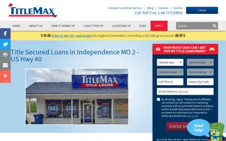 TitleMax Title Secured Loans